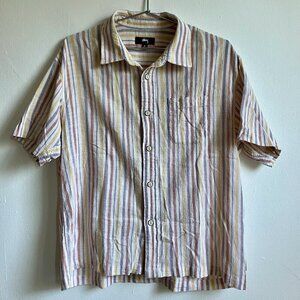Stussy Striped Shirt - Medium